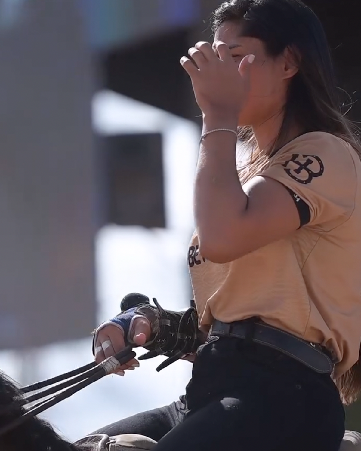 Jennifer Vaqueira em competição
