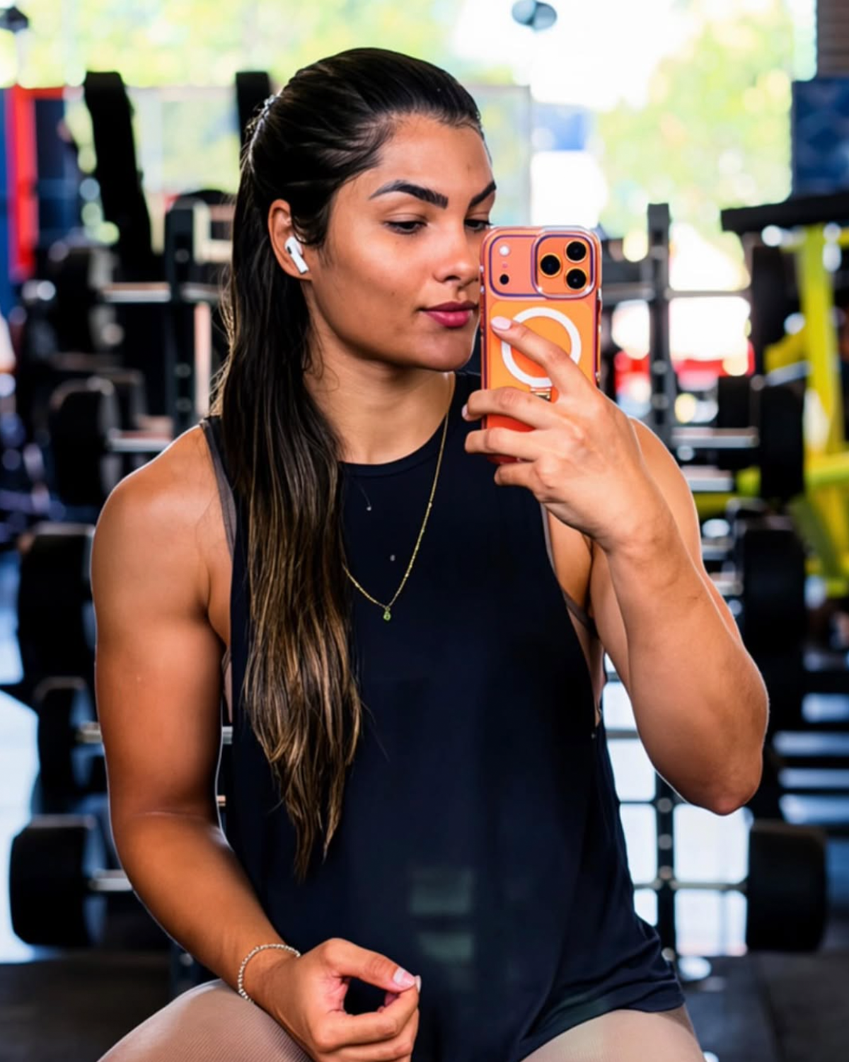 Jennifer Vaqueira em treino